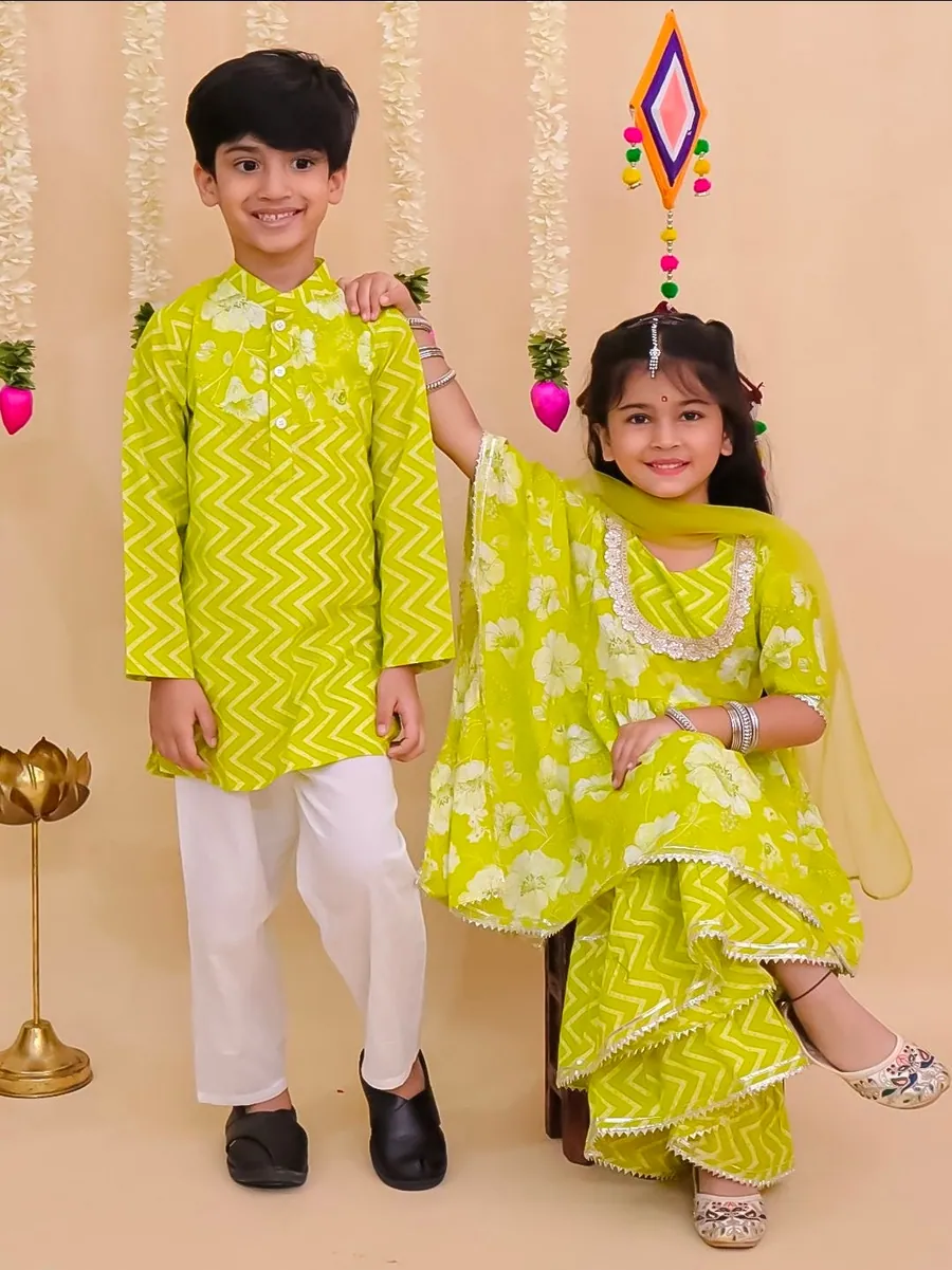 Kaftan Style Sharara Suit, view 2